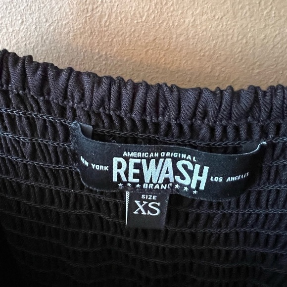 Rewash Black Molded Cup Spaghetti Strap Dress Size XS Sundress LBD - Picture 4 of 7